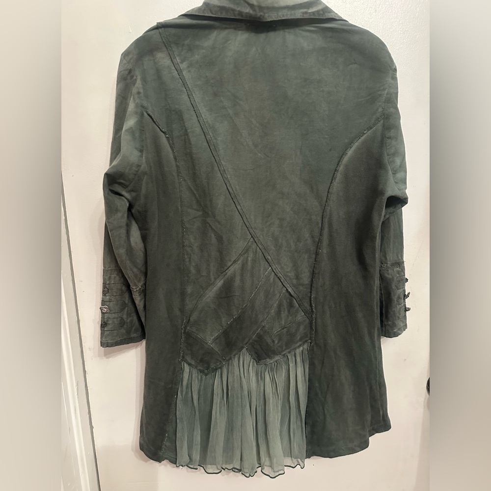 Parsley & Sage Olive Green Tunic Top Size M - Picture 2 of 8